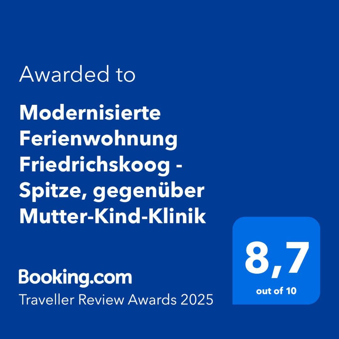 Modernisierte Ferienwohnung Friedrichskoog - Spitze, Gegenueber Mutter-Kind-Klinik Buitenkant foto